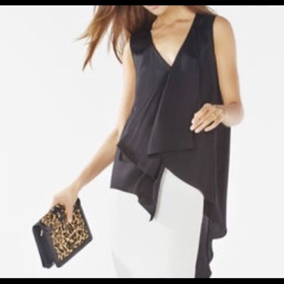 BCBGMAXAZRIA Black Cyprien SHIRT - Picture 1 of 12